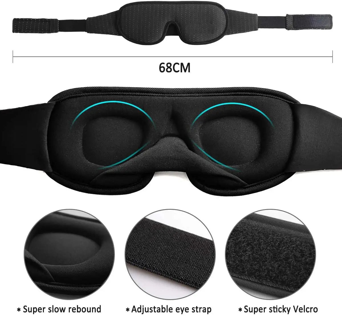 Noctura™ | 100% Light Blocking Sleep Mask